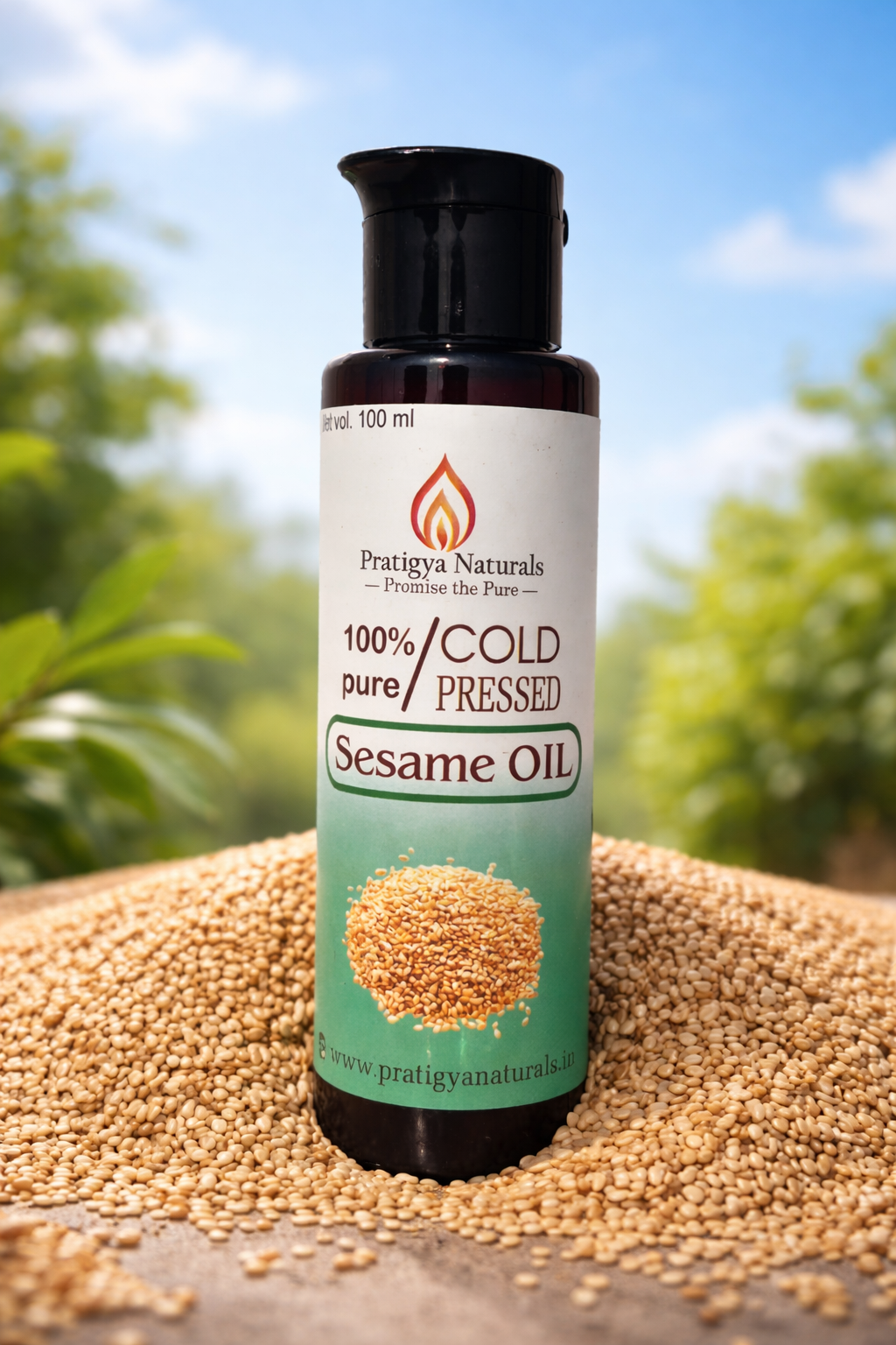 Pure Cold Pressed Sesame Oil 100ml