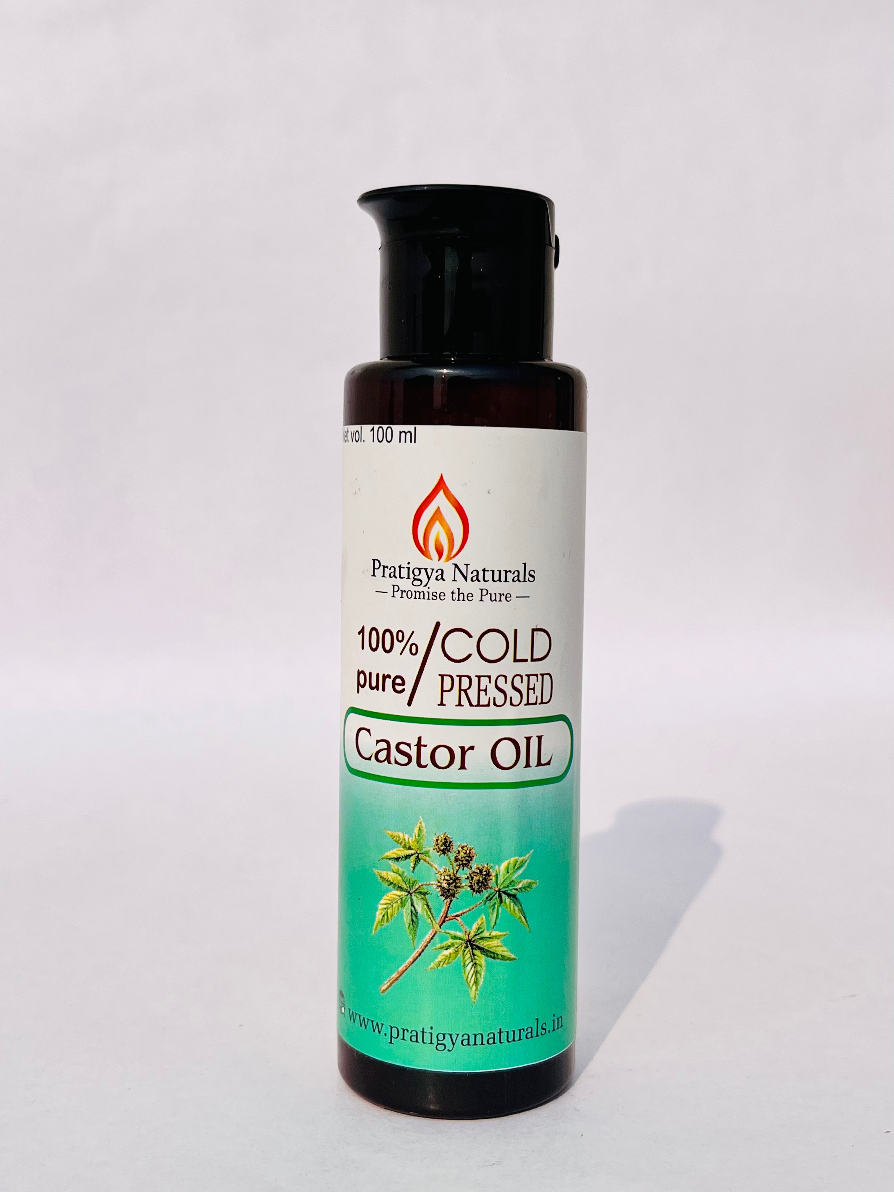 Pure Cold Pressed Castor (Arandi) Oil 100ml