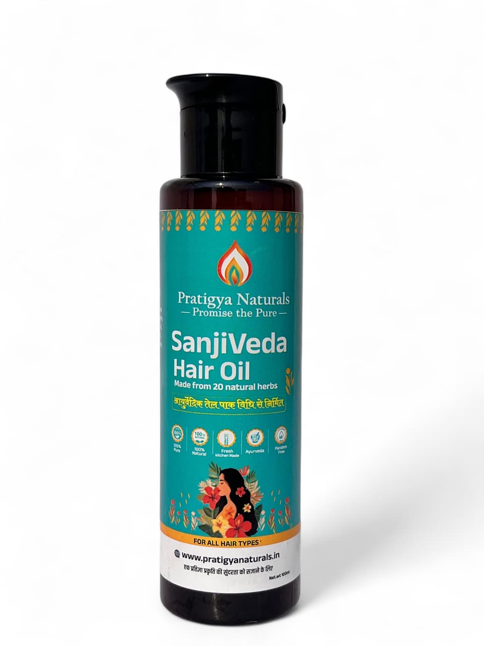 SanjiVeda Ayurvedic Hair oil for Hair growth and Hair fall Control